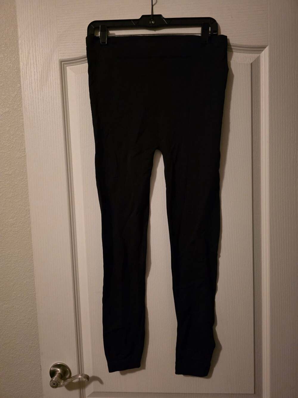 Mopas Leggings TX300X Free Size Plus Women's Black Nylon Spandex